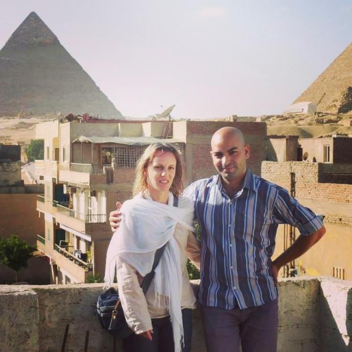 Abo Stait - Pyramid View Homestay Kafrat al Jabal Exterior photo